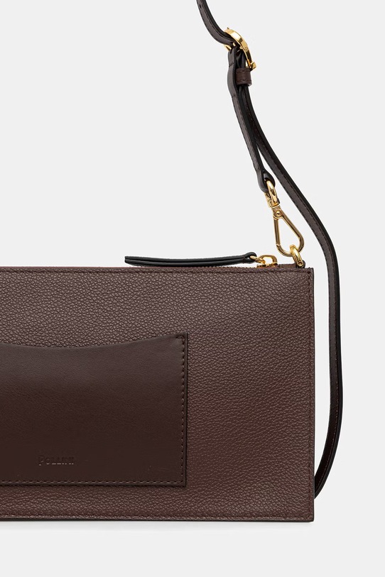 Akcesoria Pollini kopertówka damska skórzana PC4456PP0OQC2 brązowy