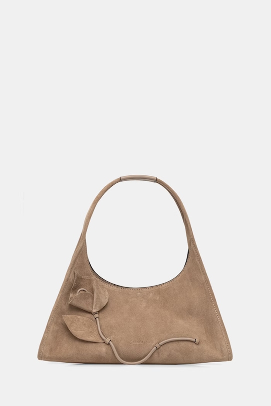 Pollini torebka bagietka damska zamszowa beżowy PC4457PP0OQE2