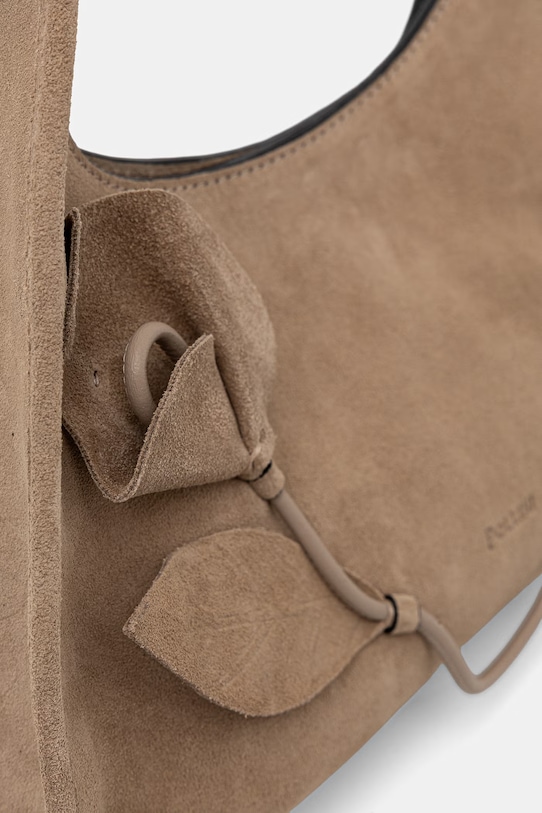 Pollini torebka bagietka damska zamszowa beżowy PC4457PP0OQE2