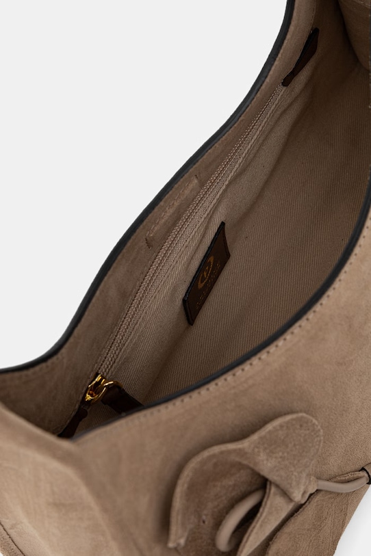 Pollini torebka bagietka damska zamszowa PC4457PP0OQE2 beżowy