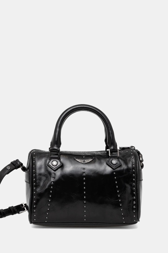 Δερμάτινη τσάντα ZADIG&VOLTAIRE δεν χωράει Α4 μαύρο LWBA04173