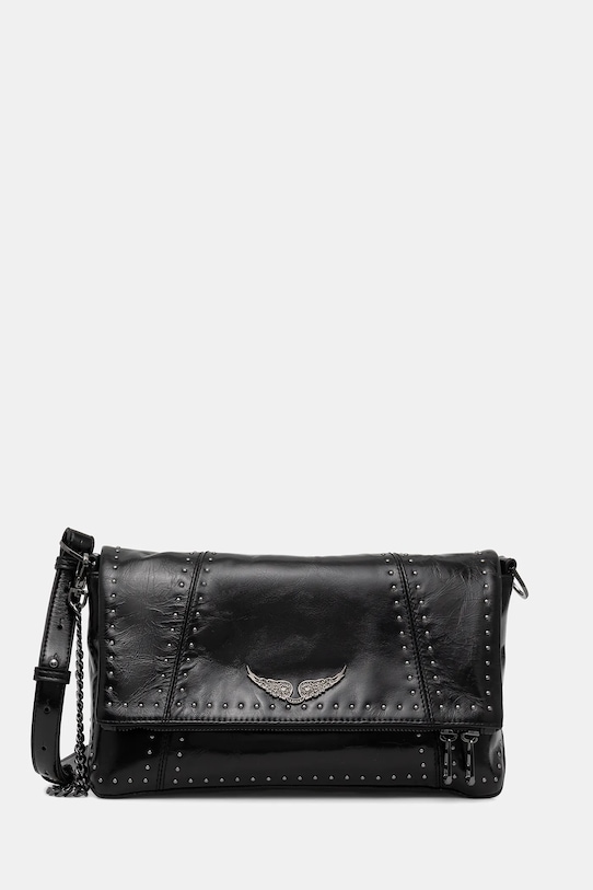 ZADIG&VOLTAIRE torebka skórzana skóra licowa czarny LWBA04244