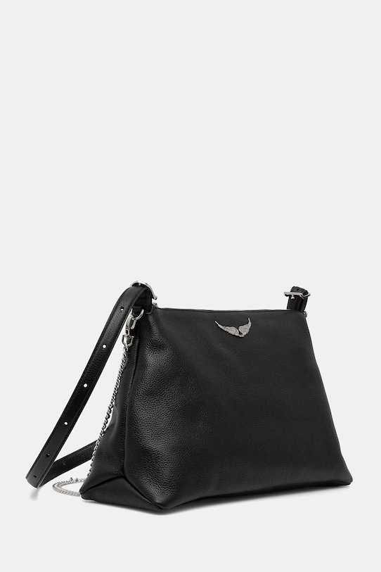 Δερμάτινη τσάντα ZADIG&VOLTAIRE LWBA04310 μαύρο SS26