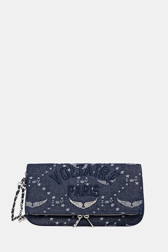 Torba ZADIG&VOLTAIRE premalo za format A4 mornarsko plava LWBA04346