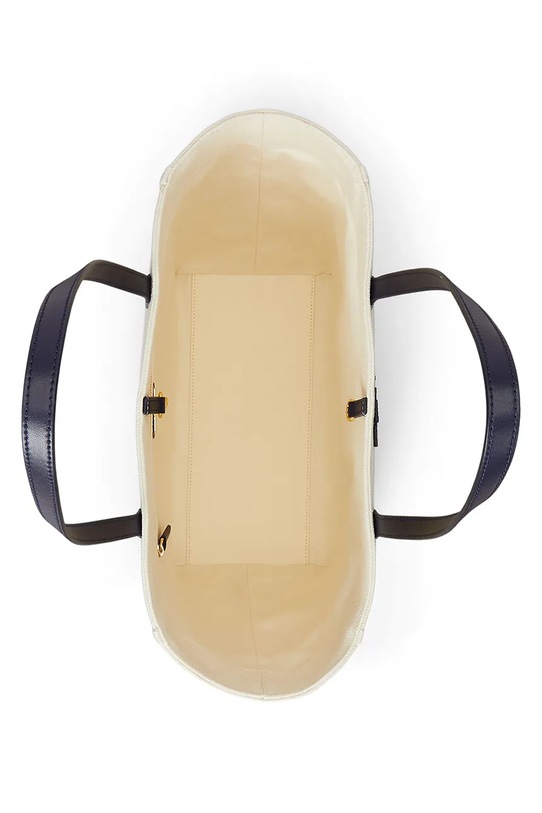 Lauren Ralph Lauren torebka bawełniana beżowy 431982234