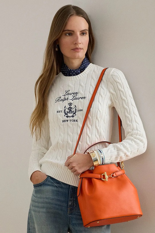 Kožená kabelka Lauren Ralph Lauren 431982787