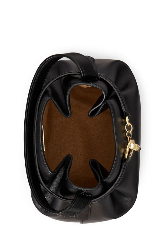 Lauren Ralph Lauren torebka skórzana czarny 431982787