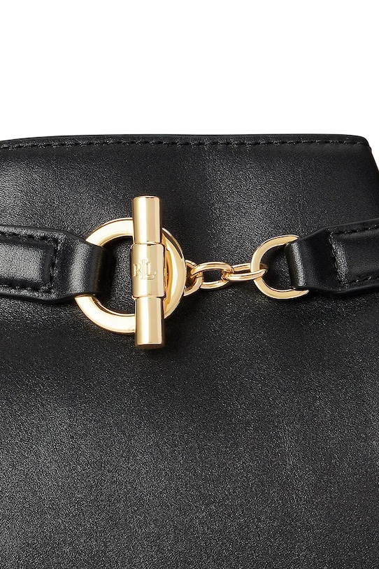 Lauren Ralph Lauren torebka skórzana 431982787 czarny