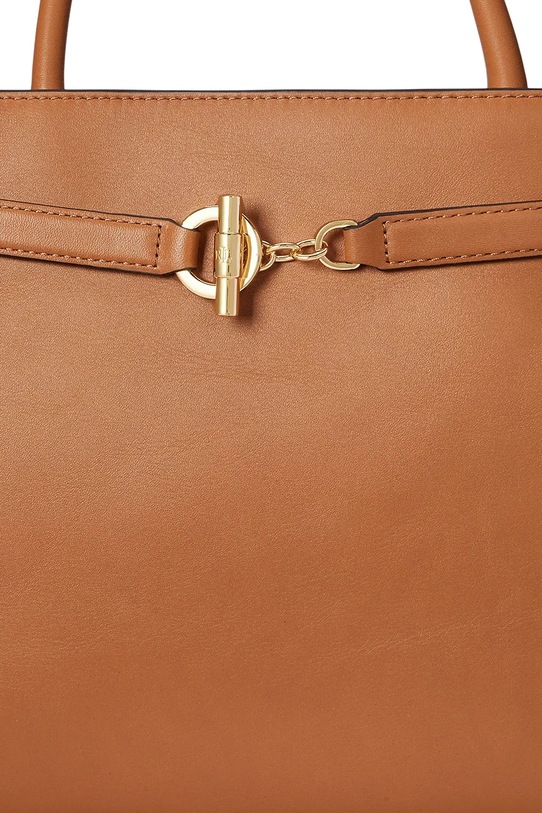 Lauren Ralph Lauren torebka skórzana 431P03417 czarny