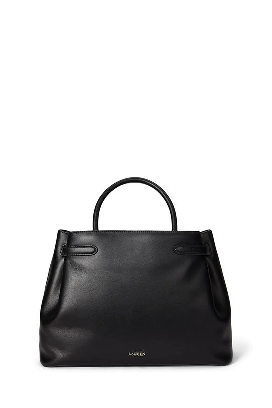 Akcesoria Lauren Ralph Lauren torebka skórzana 431P03417 czarny