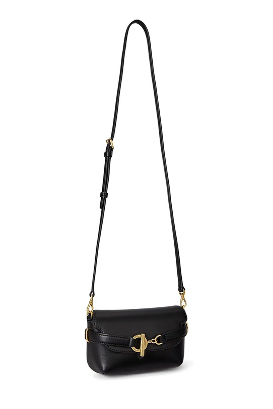 Lauren Ralph Lauren torebka skórzana 431P04297 czarny SS26