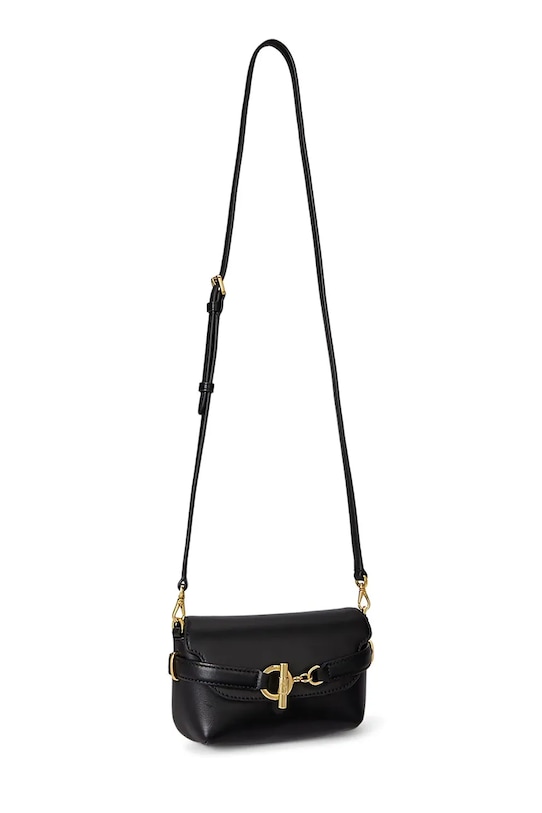 Lauren Ralph Lauren torebka skórzana 431P04297 czarny SS26