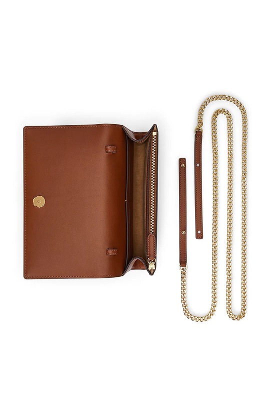 Lauren Ralph Lauren torebka skórzana 432980206 brązowy