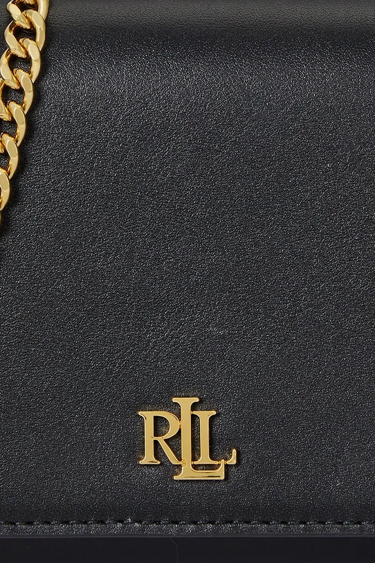Lauren Ralph Lauren torebka skórzana 432980206 czarny