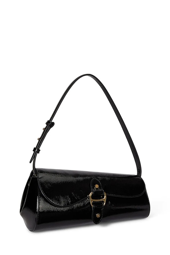 Akcesoria Lauren Ralph Lauren torebka skórzana 431P04068 czarny