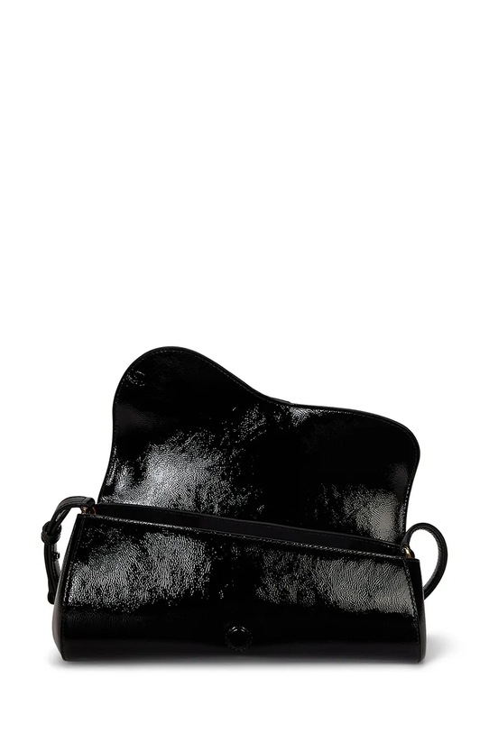 Lauren Ralph Lauren torebka skórzana czarny 431P04068