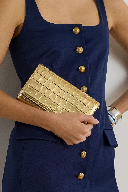 Kožená kabelka Lauren Ralph Lauren 432P04760