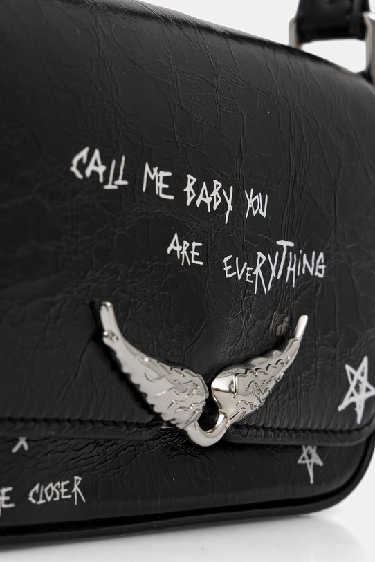 ZADIG&VOLTAIRE torebka skórzana czarny LWBA04188