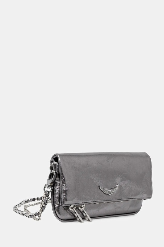 ZADIG&VOLTAIRE torebka skórzana LWBA04155 szary SS26