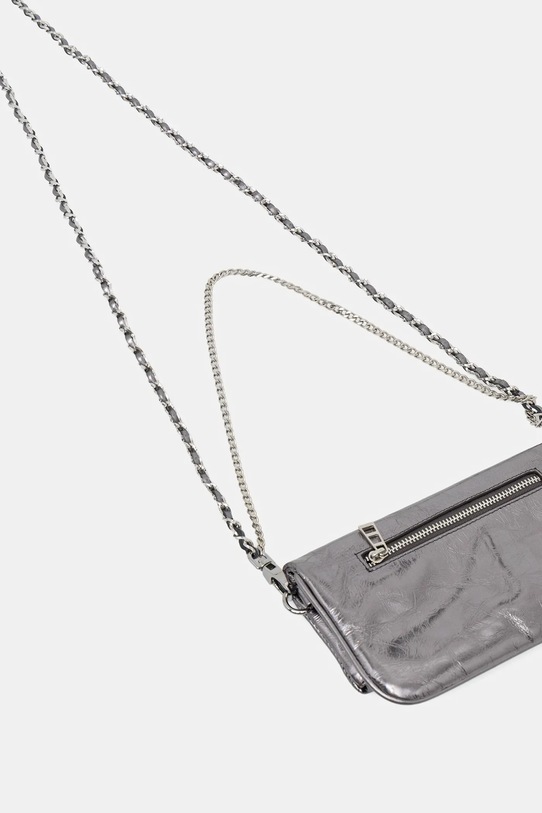 Akcesoria ZADIG&VOLTAIRE torebka skórzana LWBA04155 szary