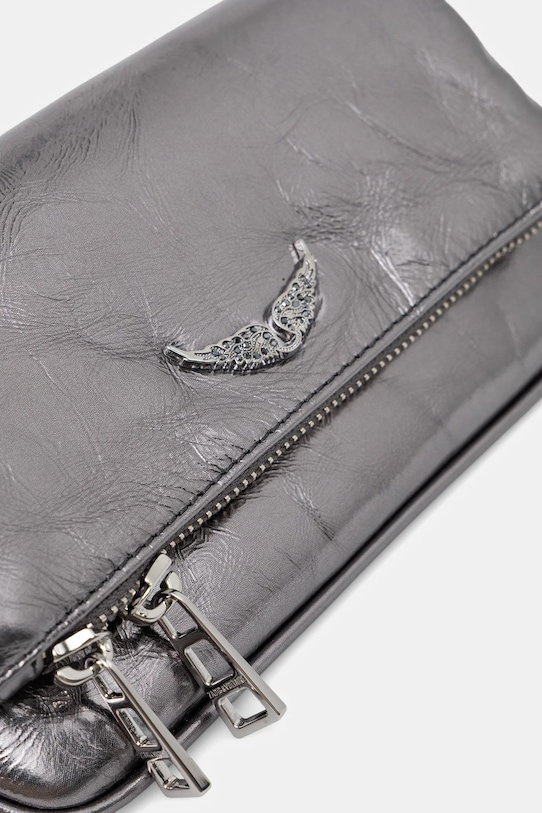 ZADIG&VOLTAIRE torebka skórzana szary LWBA04155