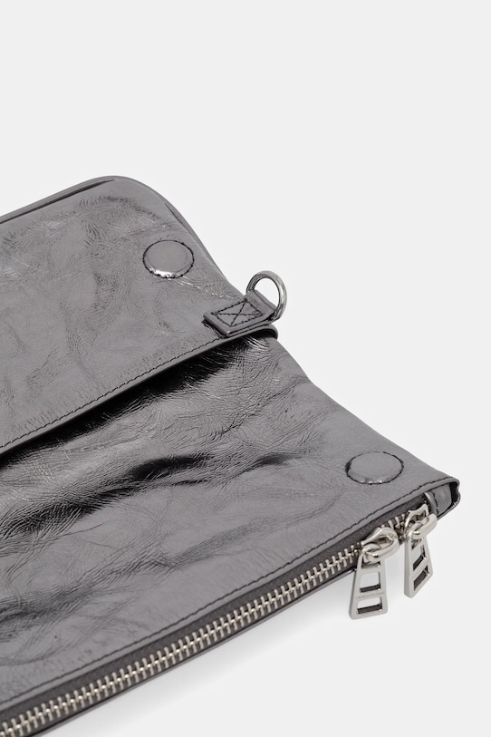 ZADIG&VOLTAIRE torebka skórzana LWBA04155 szary
