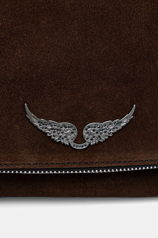 ZADIG&VOLTAIRE torebka zamszowa brązowy LWBA04200