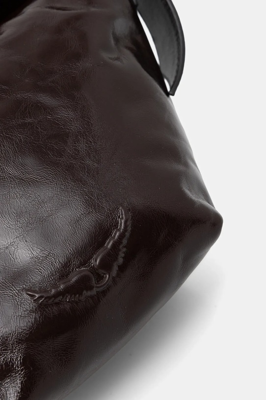 Δερμάτινη τσάντα ZADIG&VOLTAIRE καφέ LWBA04182