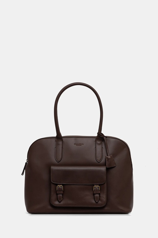 Marc O'Polo torebka skórzana skóra licowa brązowy 5000009165
