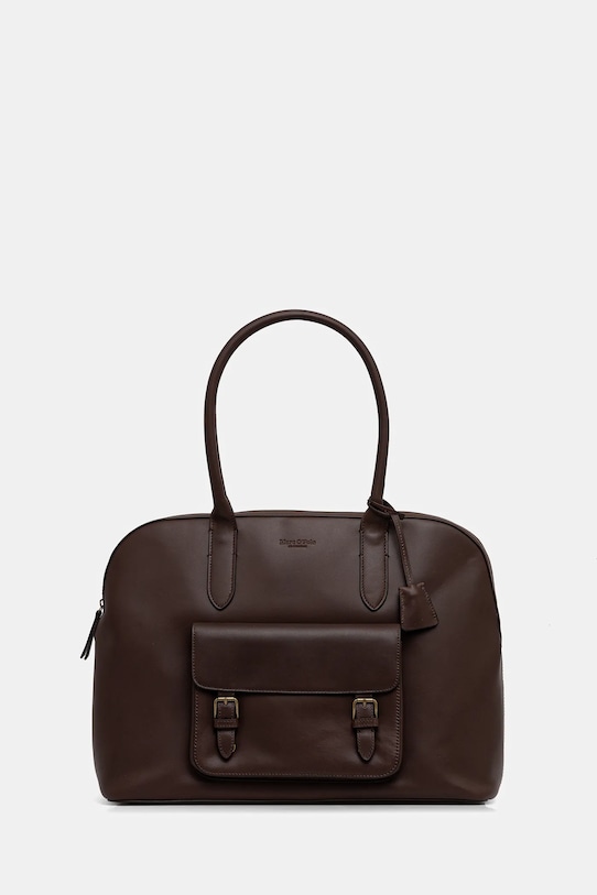 Marc O'Polo torebka skórzana skóra licowa brązowy 5000009165