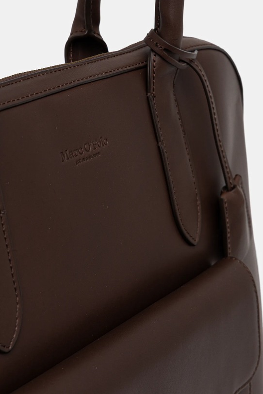 Marc O'Polo torebka skórzana brązowy 5000009165