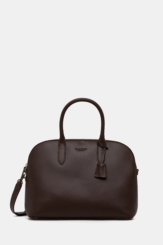 Marc O'Polo torebka skórzana skóra licowa brązowy 5000009167