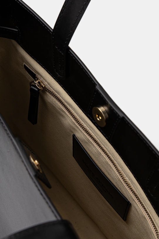 Marc O'Polo torebka skórzana 5000009275 czarny