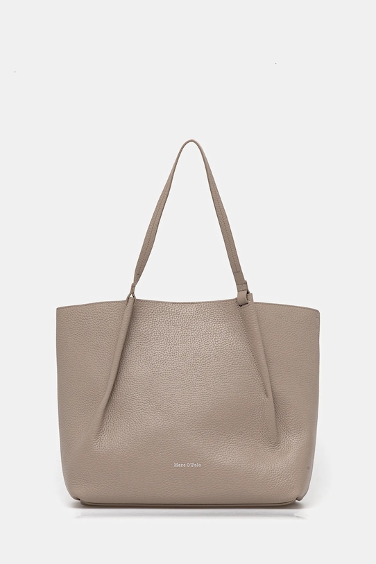 Marc O'Polo torebka skórzana skóra licowa beżowy 5000009281
