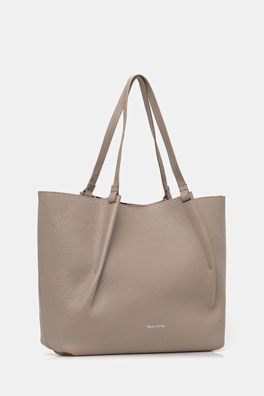 Marc O'Polo torebka skórzana 5000009281 beżowy SS26