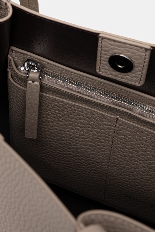 Marc O'Polo torebka skórzana 5000009281 beżowy