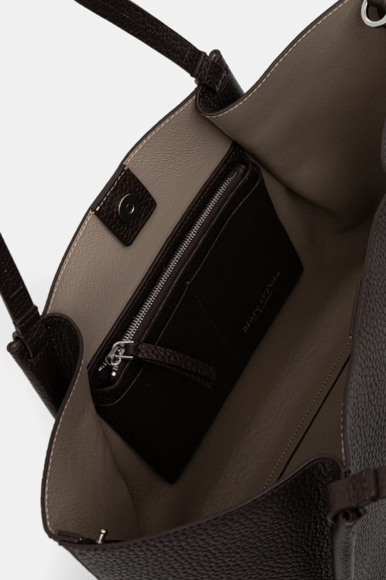 Marc O'Polo torebka skórzana 5000009281 brązowy