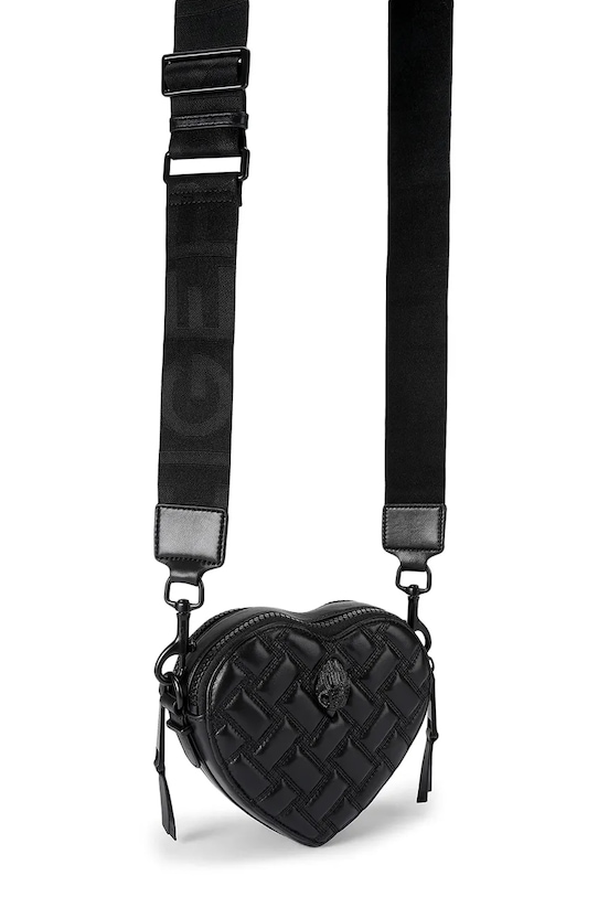 Kurt Geiger London torebka skórzana Kensington 5391100109 czarny SS26