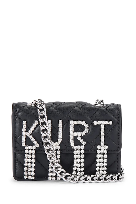 Kurt Geiger London torebka Kensington aplikacja czarny 5034009979