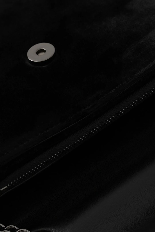 Kurt Geiger London torebka welurowa Chelsea 5365200789 czarny