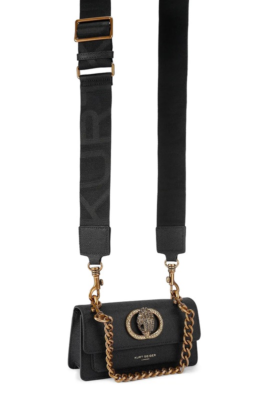 Kurt Geiger London torebka skórzana Chelsea 5266700109 czarny SS26