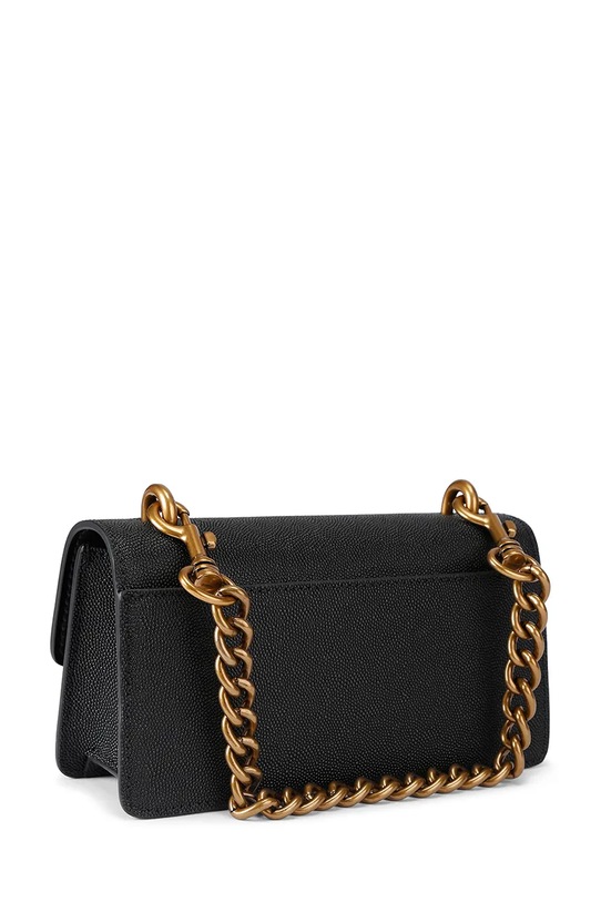 Akcesoria Kurt Geiger London torebka skórzana Chelsea 5266700109 czarny