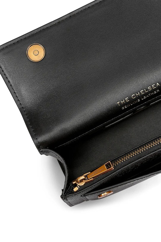 Kurt Geiger London torebka skórzana Chelsea czarny 5266700109