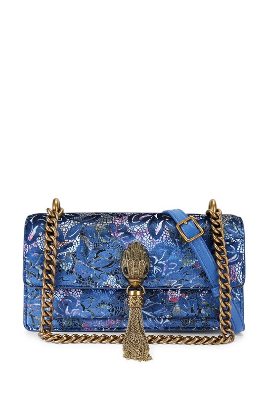 Kurt Geiger London torebka Shoreditch nie mieści A4 fioletowy 5369385609