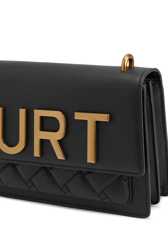 Kurt Geiger London torebka skórzana Shoreditch czarny 5383800109