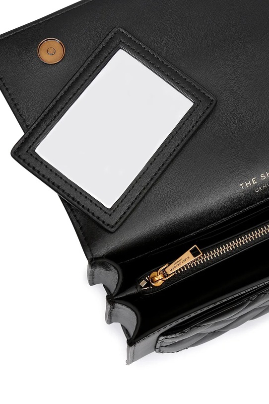 Kurt Geiger London torebka skórzana Shoreditch 5383800109 czarny