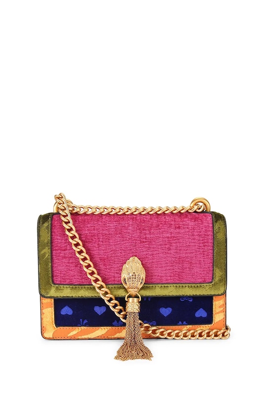 Kurt Geiger London torebka welurowa Shoreditch nie mieści A4 multicolor 3536269789