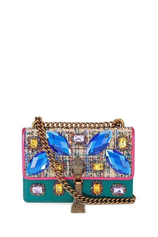 Kurt Geiger London torebka Shoreditch skóra licowa zielony 5384469169