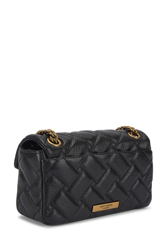 Akcesoria Kurt Geiger London torebka skórzana Pimlico 5377800109 czarny