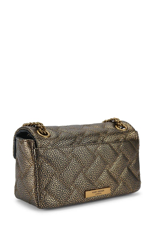 Akcesoria Kurt Geiger London torebka skórzana Pimlico 5377860109 brązowy